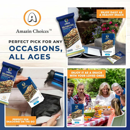 Amazin Choices Seaweed Crunch with Nuts Classic Taste, 6 ct.