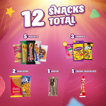 Premium International Snack Box - 12 Full-Size Global Treats | World Snacks