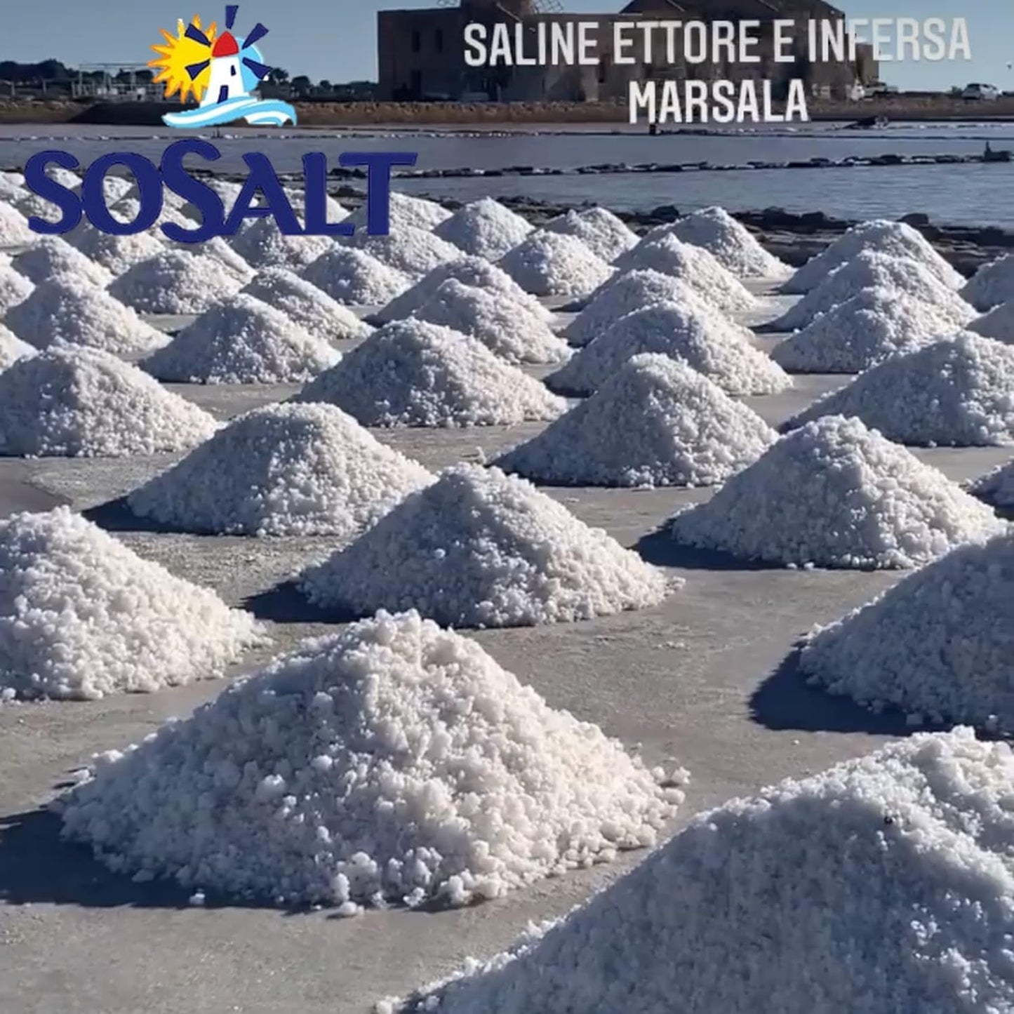 SoSalt, Fine Natural Sea Salt, Sicilian, 27.56 lb (12.5 kg)