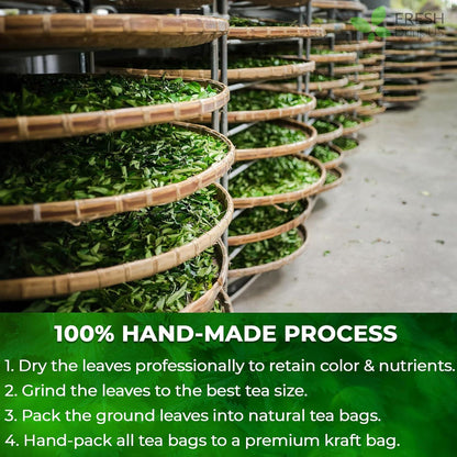 Premium Nettle Leaf Tea Bags, 100% Natural & Pure, Stinging Nettle Leaf Tea, Nettle Leaf Tea, Burn Nettle, Stinging Nettle, Nettle Tea, Stinger Tea, No Sugar/Caffeine & Gluten, Vegan