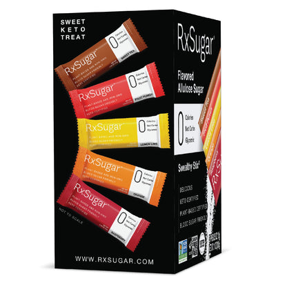 RxSugar Flavored Allulose Sugar Swealthy Stix