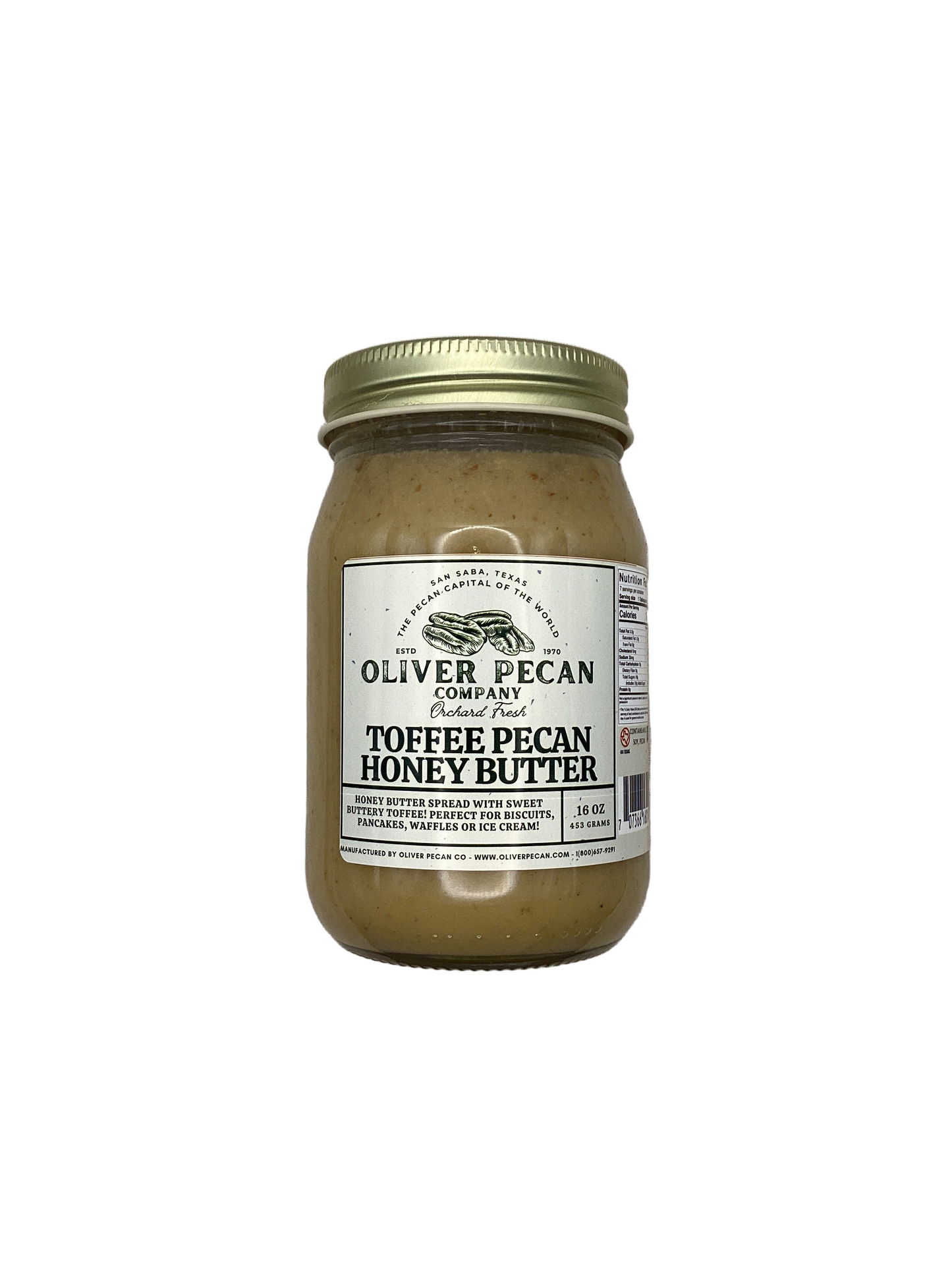 Pecan Honey Butter - 16 oz