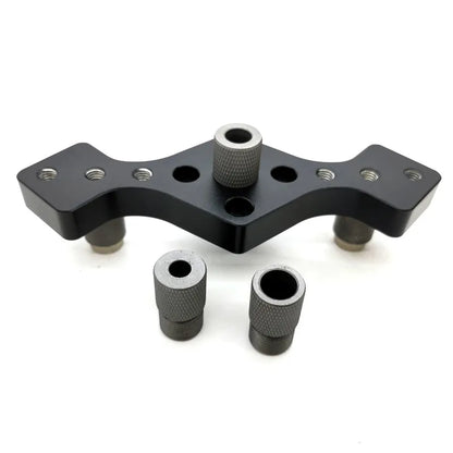 Woodworking 6/8/10Mm Vertical Pocket Hole Jig Self Centering Dowel Drill Guide Pin Fixture Sliding Drilling Punch Guide Set