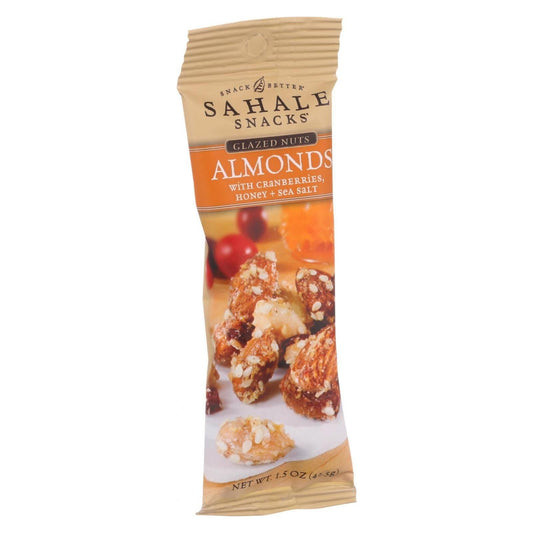 Sahale Almonds with Cranberries & Honey, 1.5oz, Case of 9