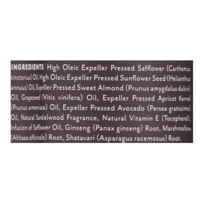 Soothing Touch Bath And Body Oil - Sandalwood - 8 Oz