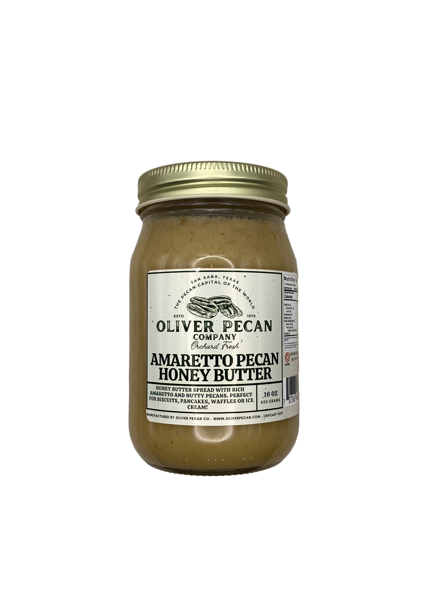 Pecan Honey Butter - 16 oz