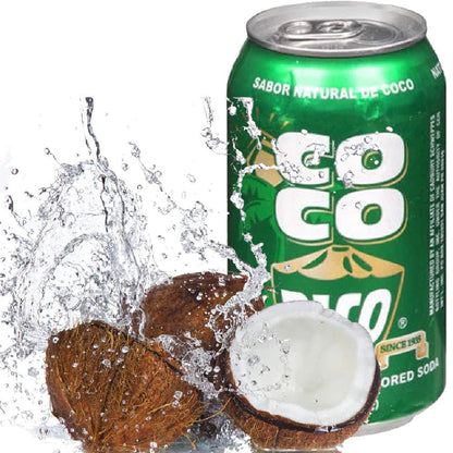 Coco Rico - Natural Coconut Flavored Soda - 12 oz