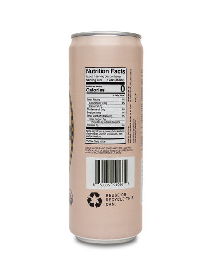 RTD Cold Brew Cans | Choose Your Caffeine Level | Unsweetened 12-Pack