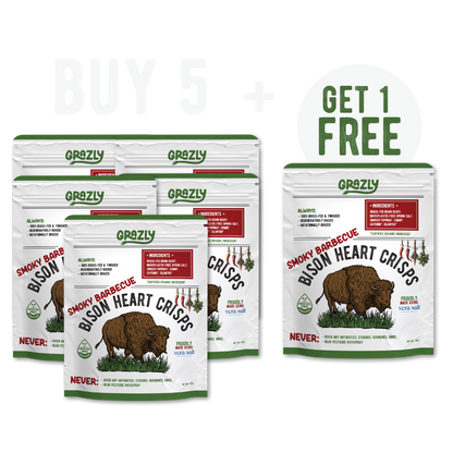 Bison Heart Crisps - 100% Grass-Fed/Finished