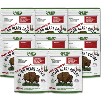 Bison Heart Crisps - 100% Grass-Fed/Finished