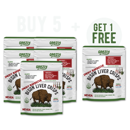 Bison Liver Crisps - 100% Grass-Fed/Finished