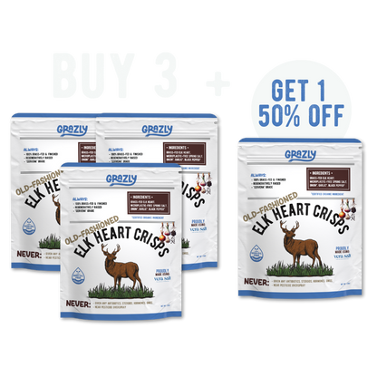 Elk Heart Crisps - 100% Grass-Fed/Finished