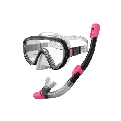 G2RISE SN05 Snorkel Set - Snorkeling Gear Mask with Breath Easy Airflow Tech & Foldable Design for Adults