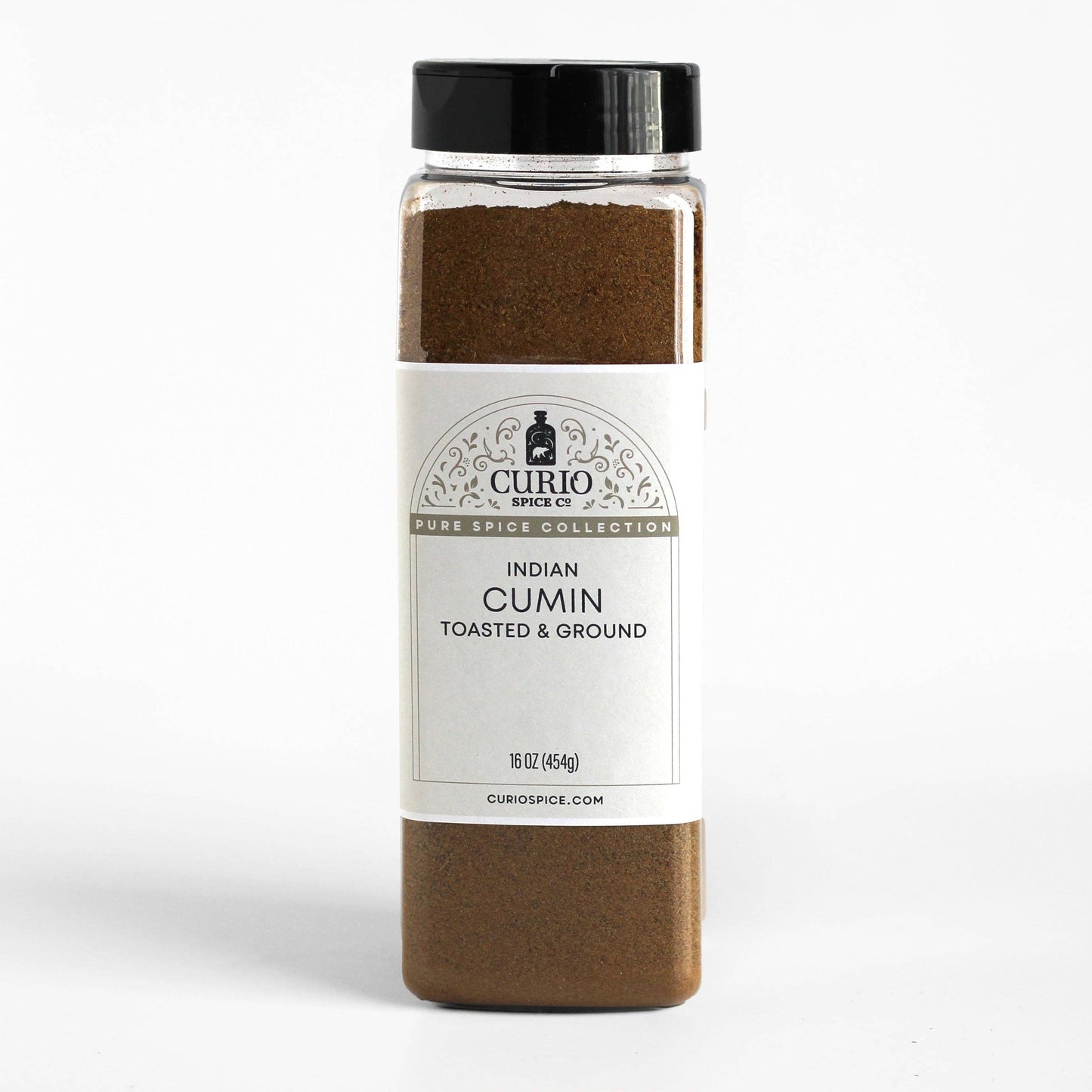 Curio Cumin, Toasted & Ground Bulk Jar (16 oz) - 6 Pack Case