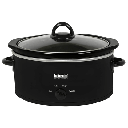 Better Chef 3-Quart Slow Cooker with Removable Crock - REFURBISHED