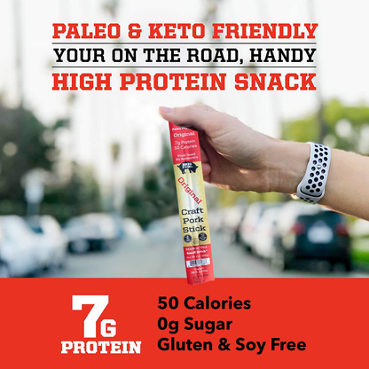 Craft Pork Snack Sticks - One Case (20 sticks)