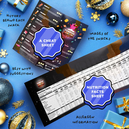 Turkish Munchies International Snack Box - 12 Premium Exotic Snacks | Imported from Turkey