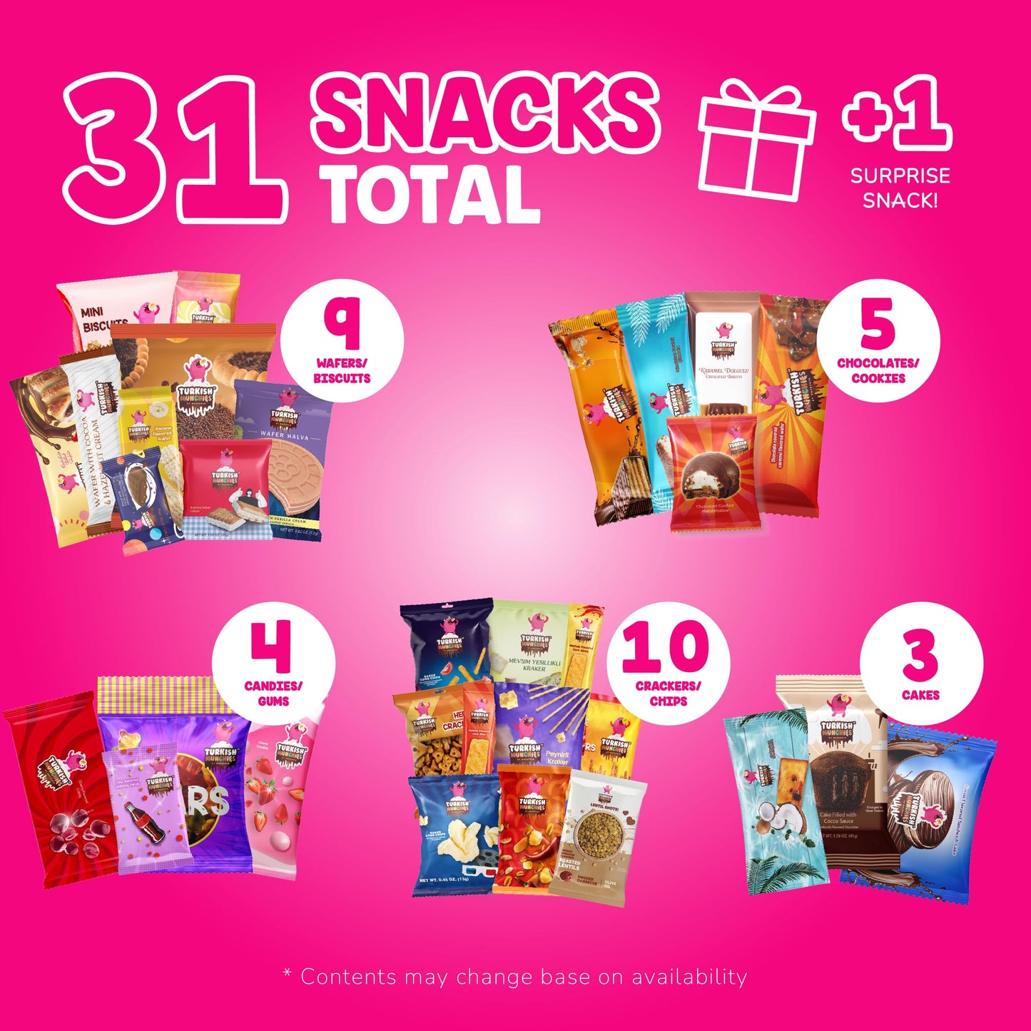 TikTok Trending Premium Turkish Snack Box - Authentic International Treats & Viral TikTok Favorites