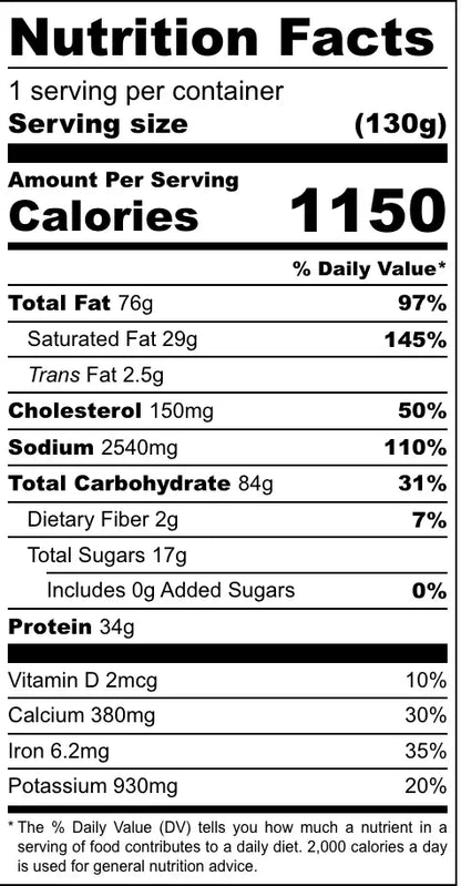FOUNDATION Outdoors Biscuits & Gravy Meal