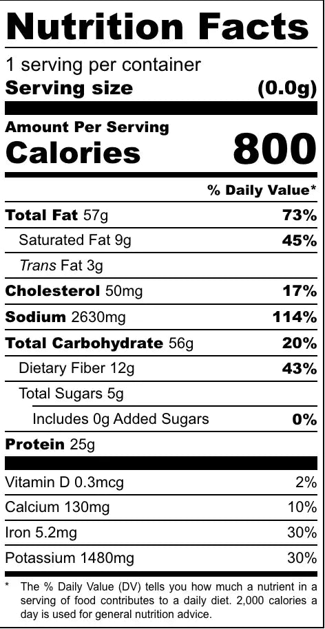 FOUNDATION Outdoors Lime Chicken with Avocado, Mango Salsa Meal