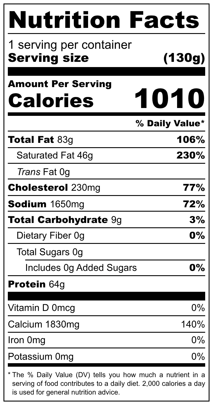 FOUNDATION Outdoors Cheddar Cheese Bites