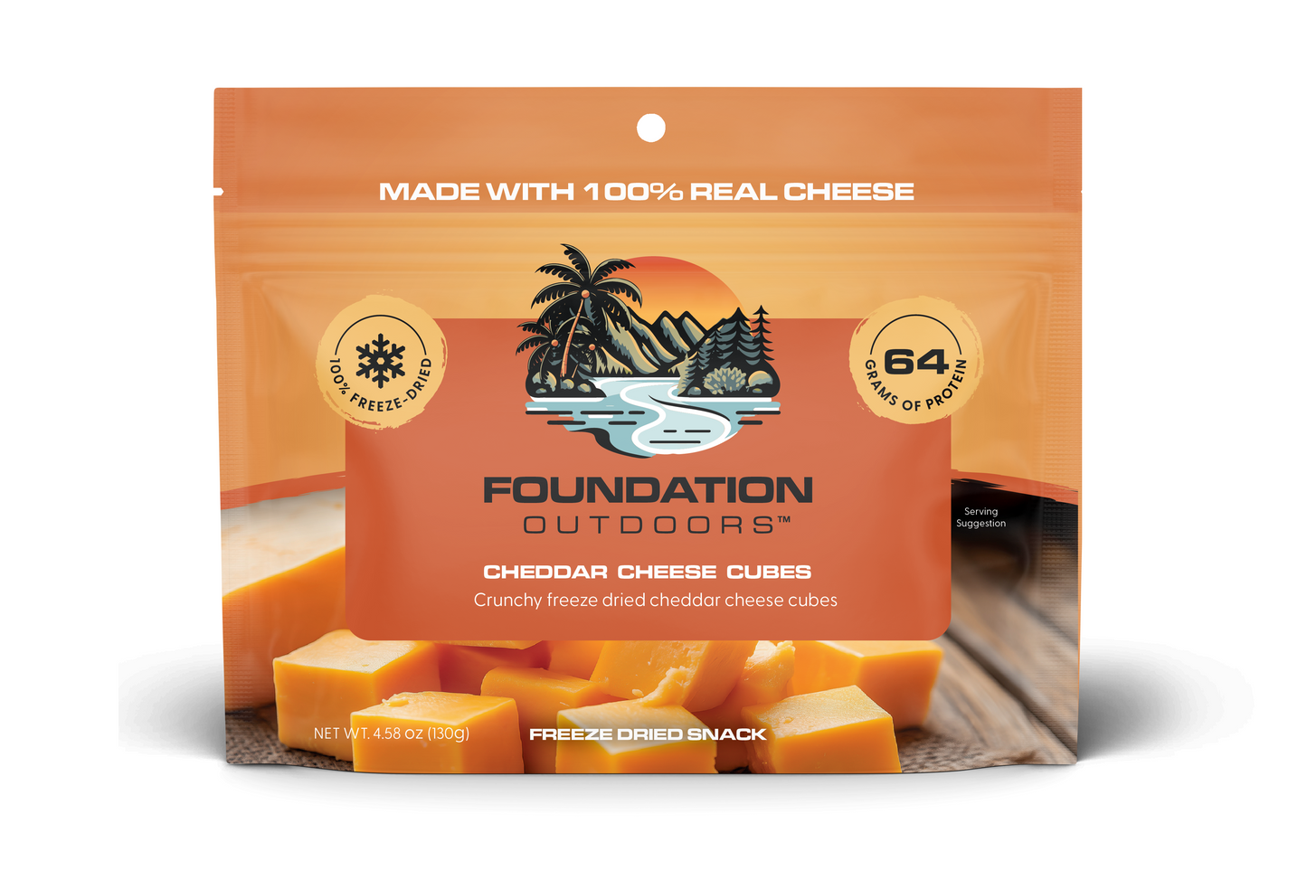 FOUNDATION Outdoors Cheddar Cheese Bites
