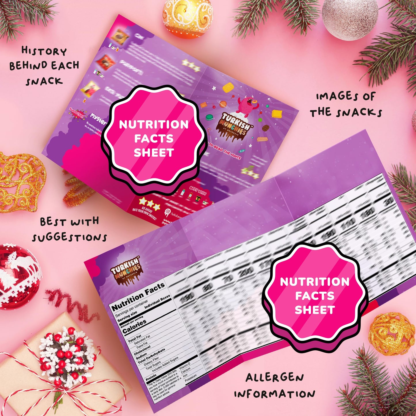 Turkish Munchies International Snack Box - 12 Premium Exotic Snacks | Imported from Turkey