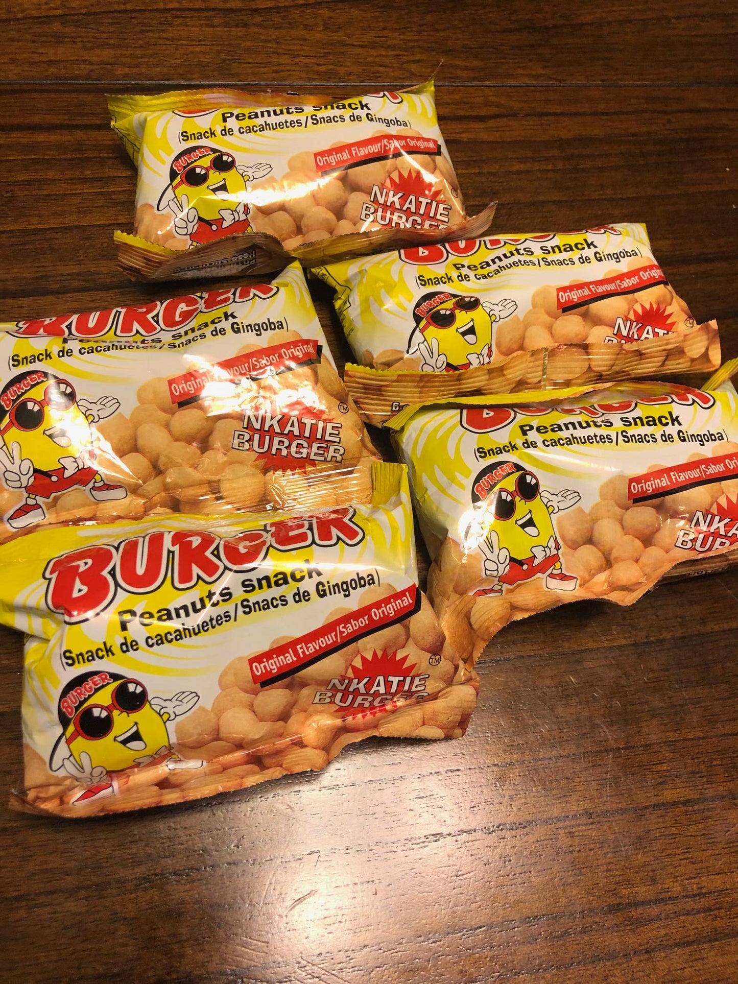 TikTok Viral Nkatie Burger - African Peanut Snack [Pack of 4] | Trending