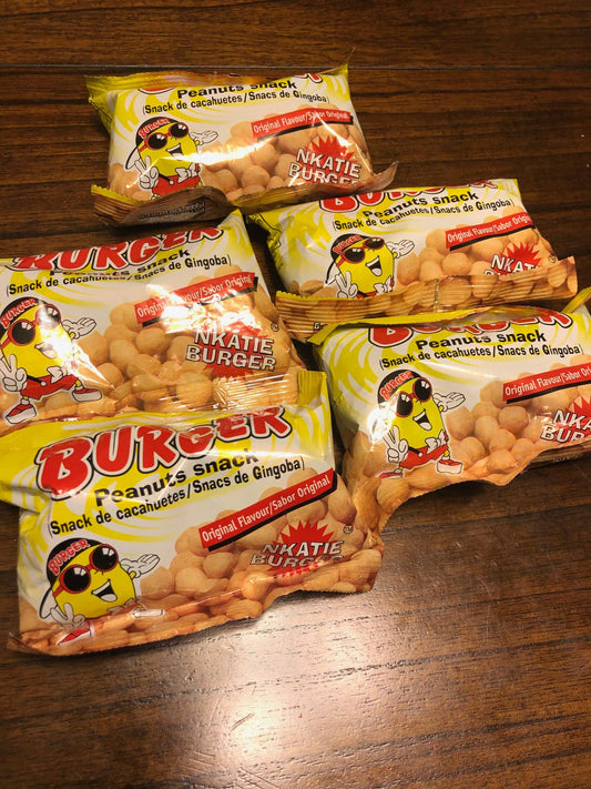 TikTok Viral Nkatie Burger - African Peanut Snack [Pack of 4] | Trending