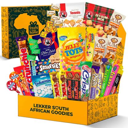 Premium South African Snack Box - 36 Authentic Treats & Confectionery