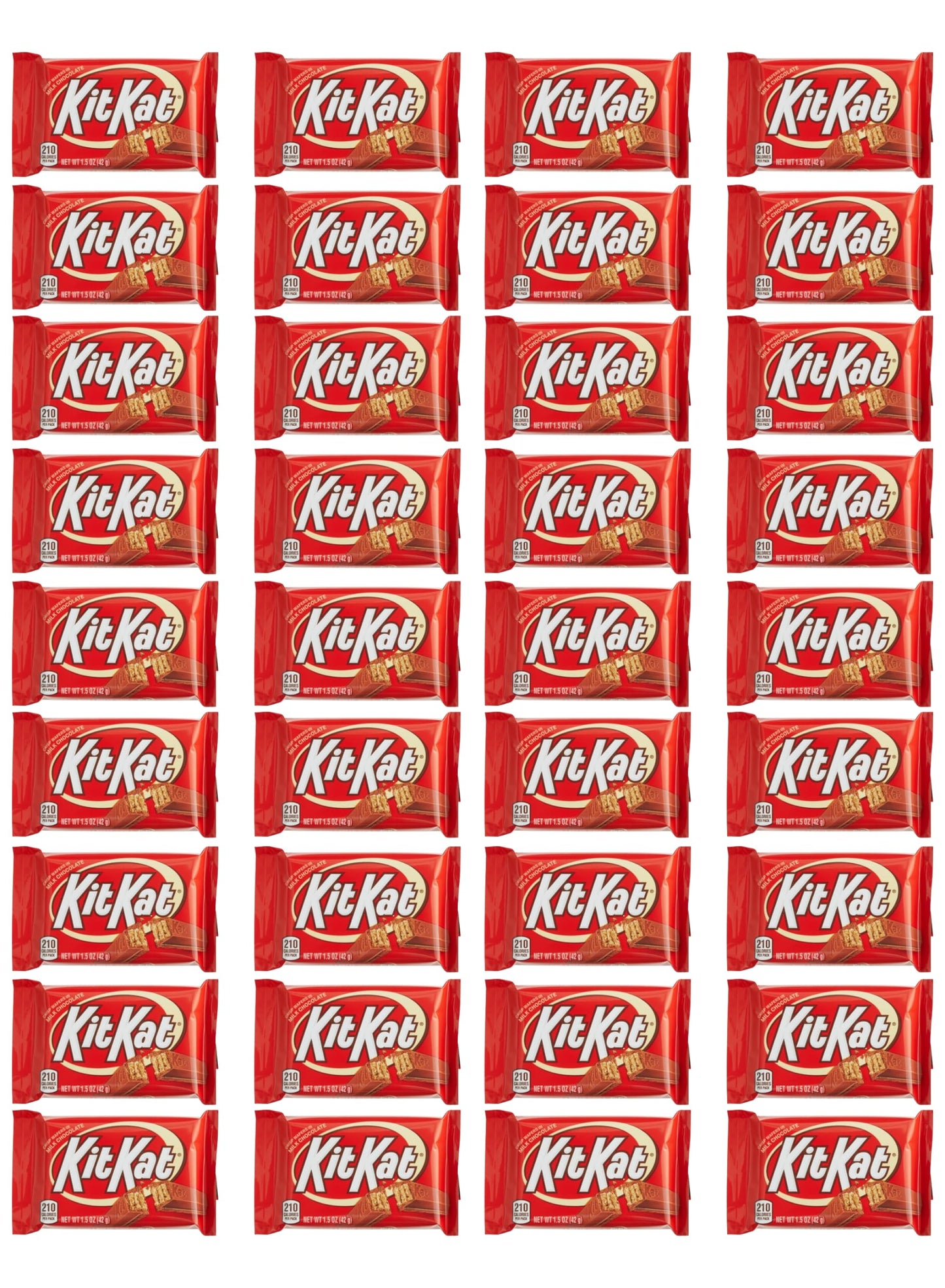 KIT KAT Milk Chocolate Wafer Candy Bars, 1.5 oz (36 Count)