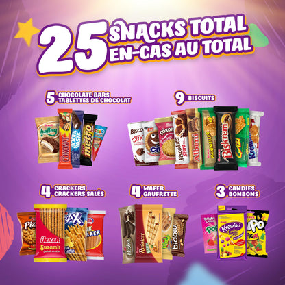 Premium International Snack Box - 12 Full-Size Global Treats | World Snacks