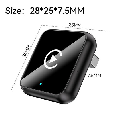 2025 Wireless Carplay Adapter for Iphone/Android - Fast Connection,No Latency,Hands-Free Call Wireless Adapter Electronic Charger Carplay Dongle