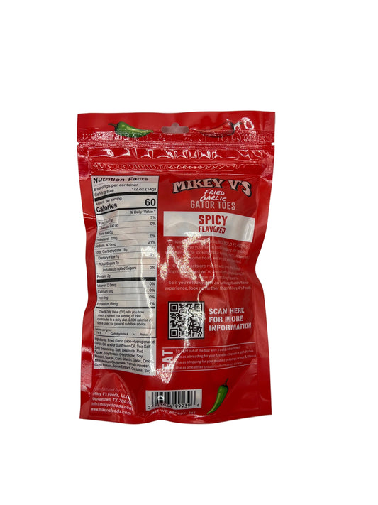 Gator Toes (Deep Fried Garlic) - Spicy: 3oz