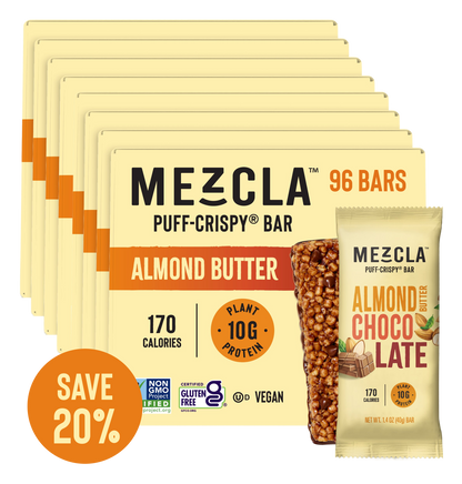 Mezcla Almond Butter Chocolate Bars - 12 bars x 1.4 oz case