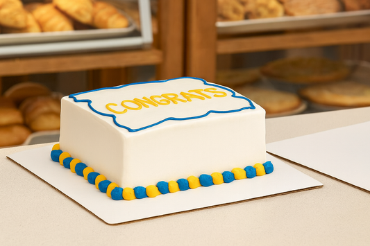 Cake Board - 16" x 16" White Corrugated Square Single