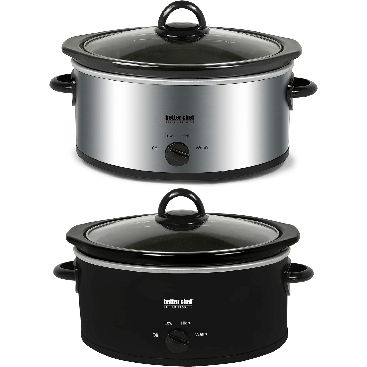 Better Chef 3-Quart Slow Cooker with Removable Crock - REFURBISHED