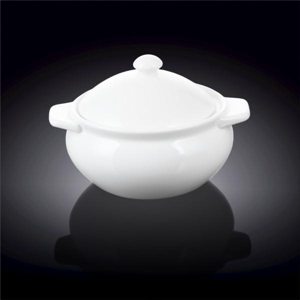 Wilmax Porcelain White Baking Pot 21 Oz | 620 Ml
