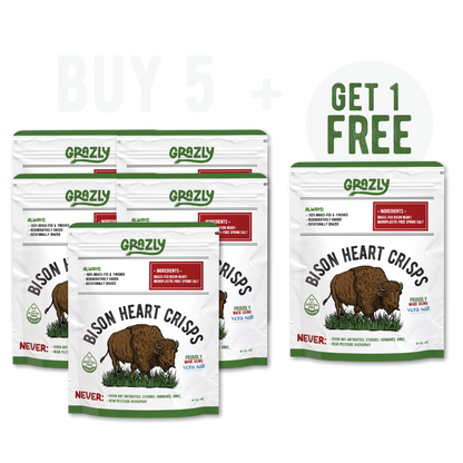 Bison Heart Crisps - 100% Grass-Fed/Finished