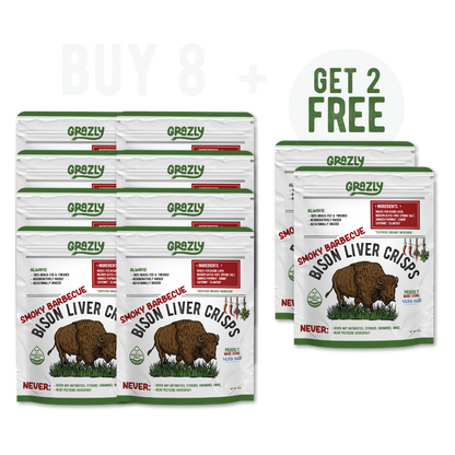 Bison Liver Crisps - 100% Grass-Fed/Finished