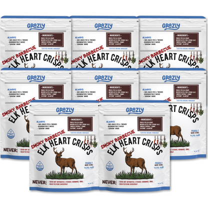 Elk Heart Crisps - 100% Grass-Fed/Finished