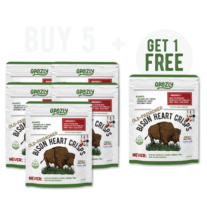 Bison Heart Crisps - 100% Grass-Fed/Finished