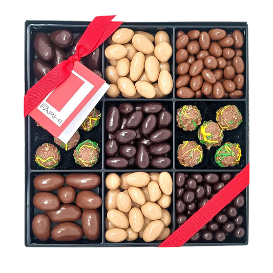 Regal Assortment of Premium Nuts, Coffee & Dubai Truffles - Luxury Gift Box (800g)