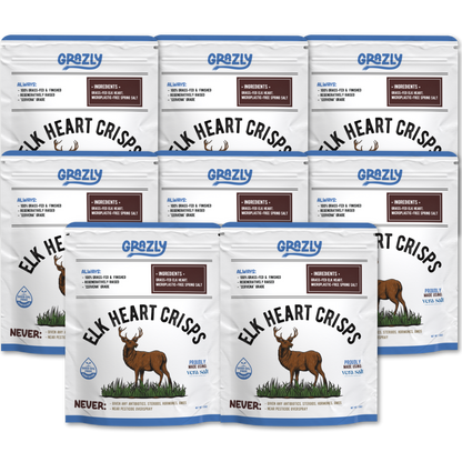 Elk Heart Crisps - 100% Grass-Fed/Finished