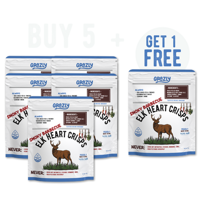 Elk Heart Crisps - 100% Grass-Fed/Finished