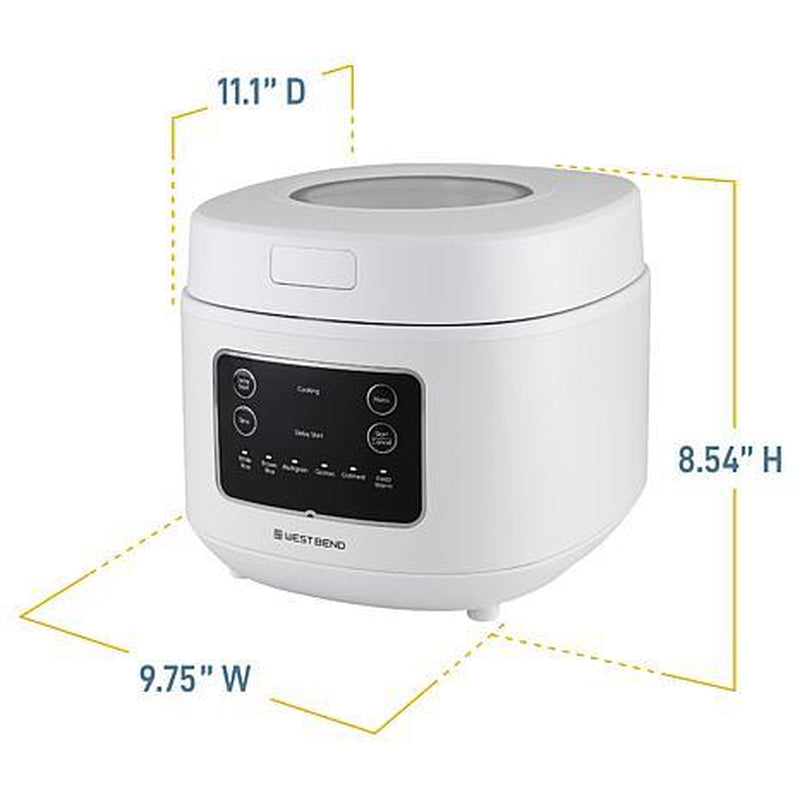 West Bend 12-Cup Multifunction Rice & Grain Cooker