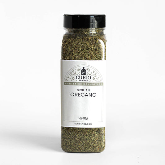 Curio Oregano, Sicilian Wild Bulk Jar (5 oz) - 6 Pack Case