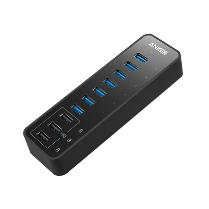 Anker 60W 10-Port USB 3.0 Data Hub