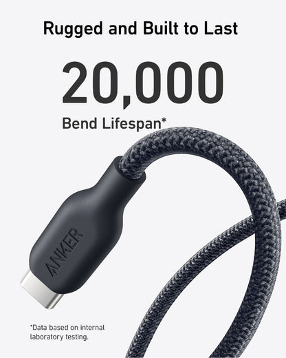 Anker 543 USB-C to USB-C Cable (Bio-Braided,6 ft)