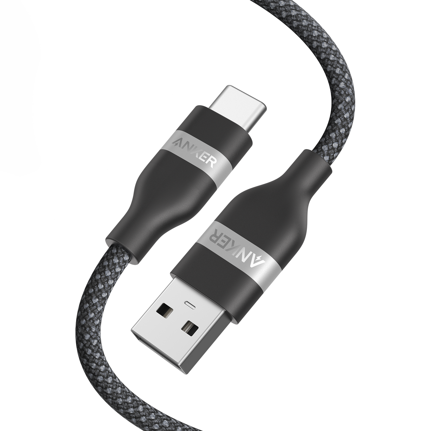 Anker USB-A to USB-C Cable (3 ft/6 ft, Upcycled-Braided)